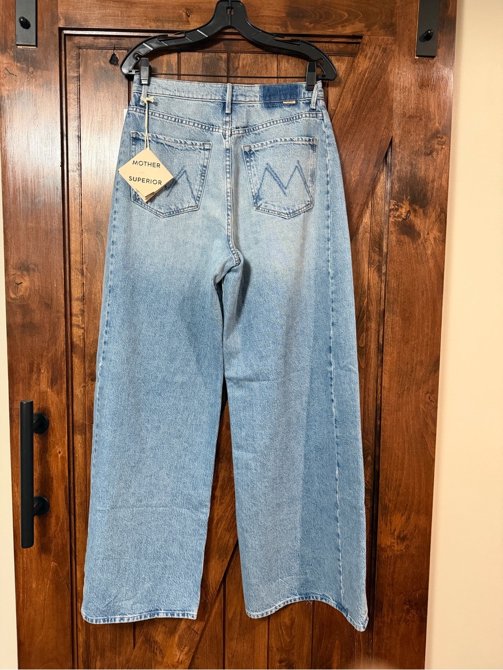 MOTHER The Pipe Dream Button Sneak High Rise Jeans in Leap At The Chance - Picture 8 of 9